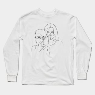 Mask against COVID-19 Long Sleeve T-Shirt